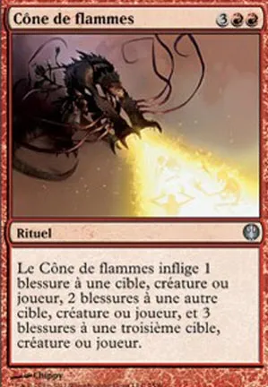 Cône de flammes