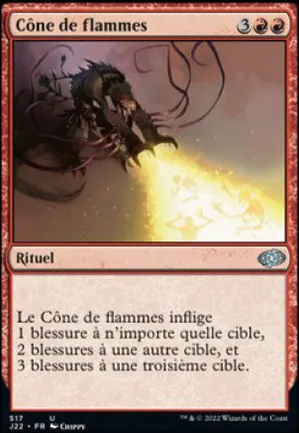 Cône de flammes