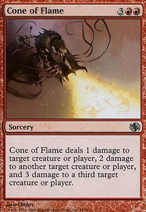 Cône de flammes