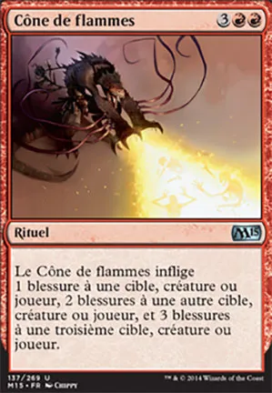 Cône de flammes