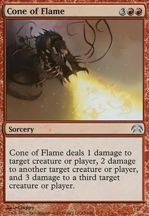 Cône de flammes