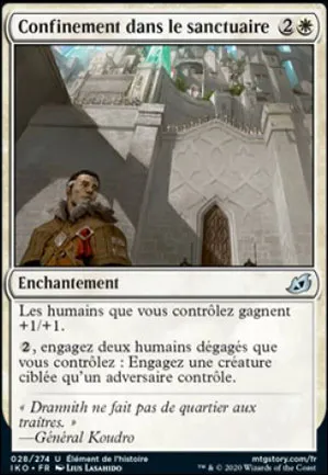 Confinement dans le sanctuaire