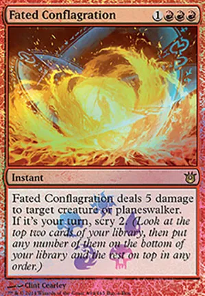 Conflagration annoncée