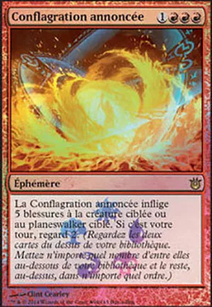 Conflagration annoncée