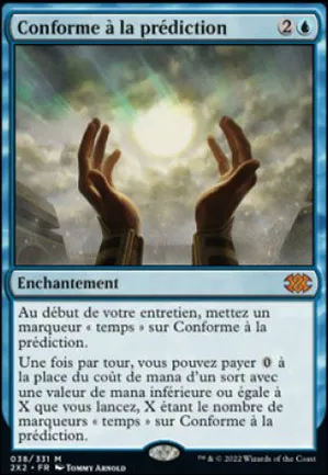Conforme à la prédiction