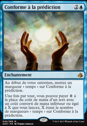 Conforme à la prédiction