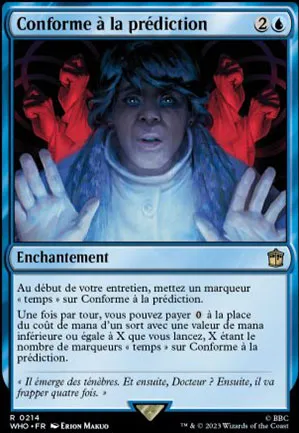 Conforme à la prédiction