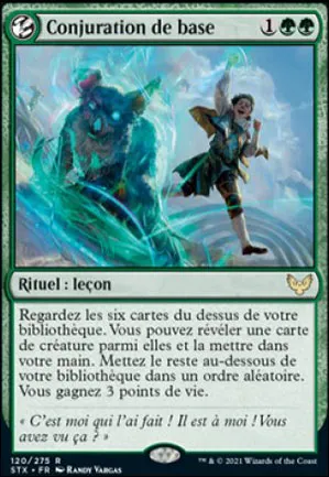 Conjuration de base
