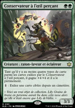 Conservateur à l'œil perçant
