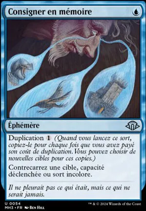 Consigner en mémoire