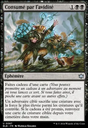 Consumé par l'avidité