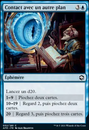 Contact avec un autre plan