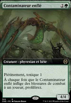 Contaminateur enflé