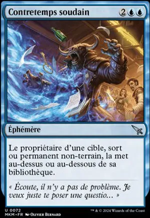 Contretemps soudain