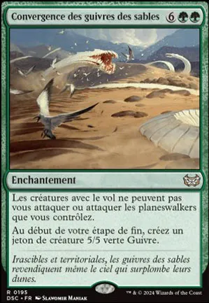 Convergence des guivres des sables