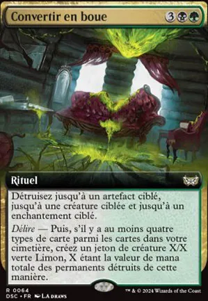 Convertir en boue