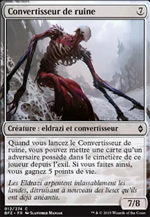 Convertisseur de ruine