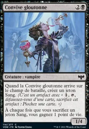 Convive gloutonne