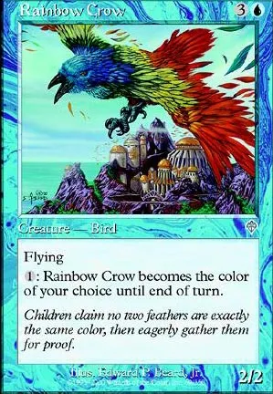 Corbeau de l'arc-en-ciel