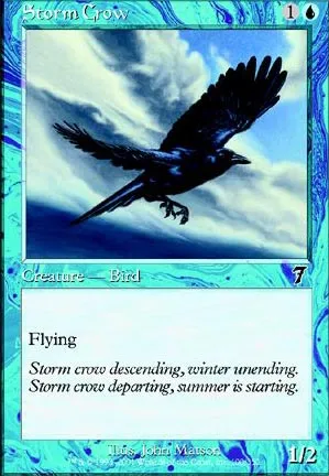 Corbeau de l'orage