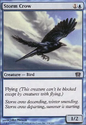 Corbeau de l'orage