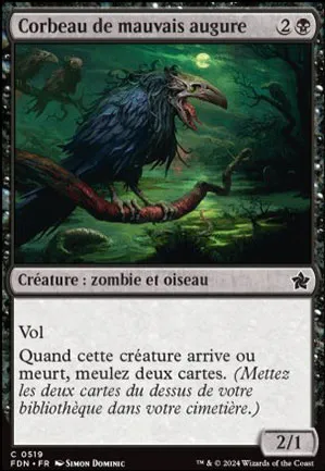 Corbeau de mauvais augure