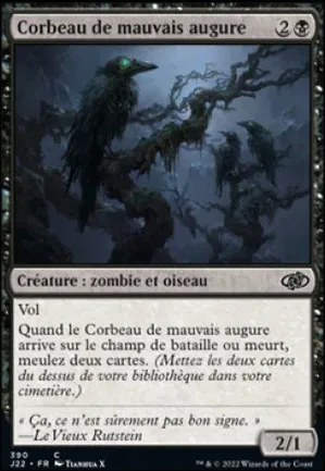 Corbeau de mauvais augure
