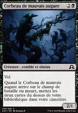 Corbeau de mauvais augure