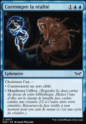 Corrompre la réalité