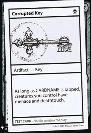 Corrupted Key