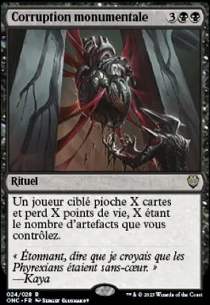 Corruption monumentale