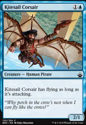 Corsaire a voile volante