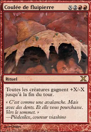 Coulée de fluipierre