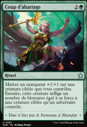 Coup d'abattage