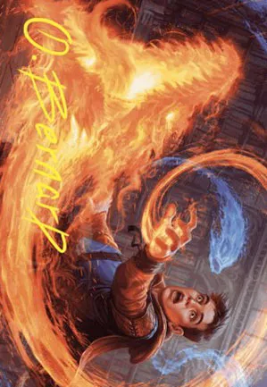 Coup de flamme frénétique – Illustration