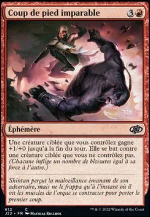 Coup de pied imparable