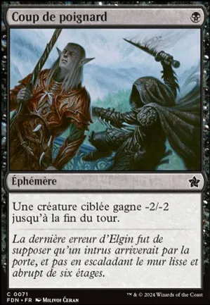 Coup de poignard