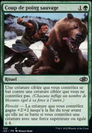 Coup de poing sauvage