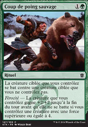 Coup de poing sauvage