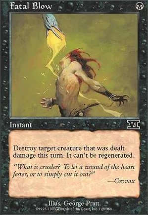 Coup fatal