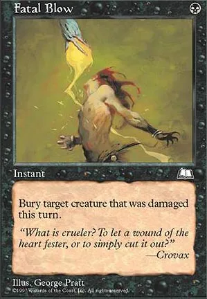 Coup fatal