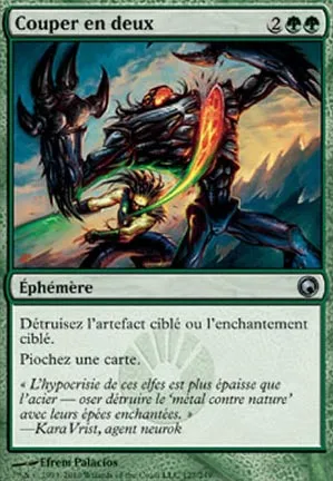 Couper en deux