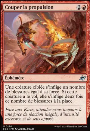 Couper la propulsion