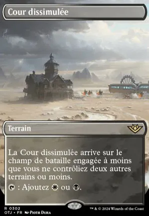 Cour dissimulée