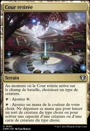 Cour retirée