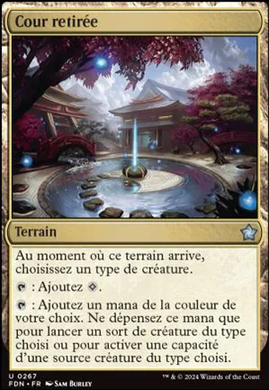 Cour retirée