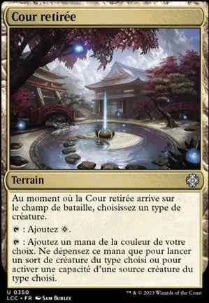 Cour retirée