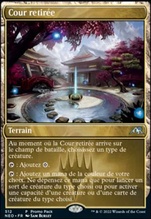 Cour retirée