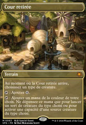Cour retirée