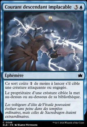 Courant descendant implacable